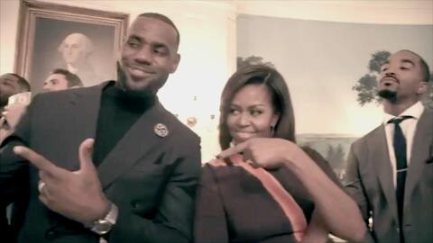 El "Mannequin Challenge" lleg&oacute; a la Casa Blanca de la mano de los Clevel...