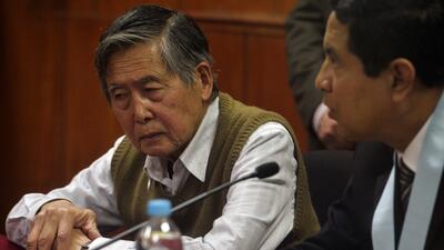 Fujimori tiene tres condenas por delitos de corrupción y otra contra los...