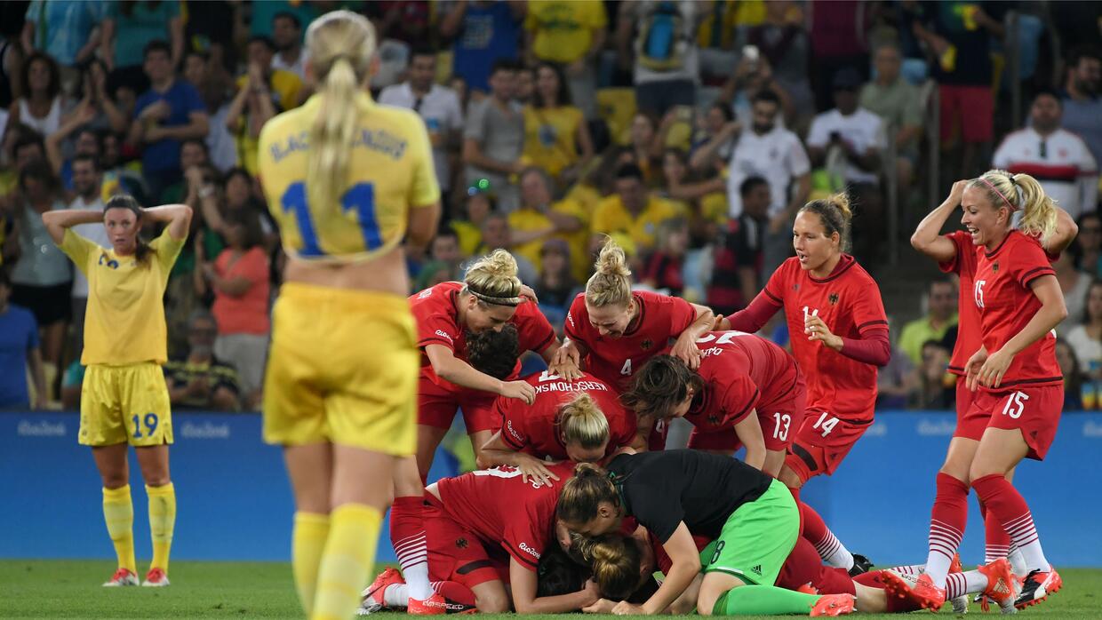 Alemania venciÃ³ a Suecia en el fÃºtbol femenil