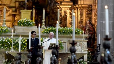 Papa Francisco México, Catedral