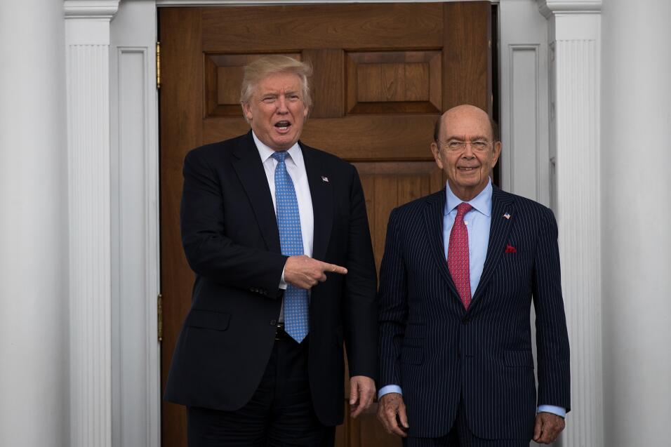 Wilbur Ross y Trump