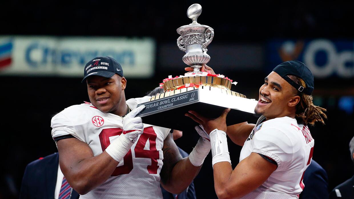 Alabama destrona al campeón Clemson en el Sugar Bowl y va por el título universitario