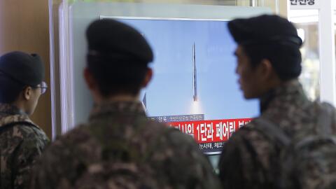 Corea del Norte cohete