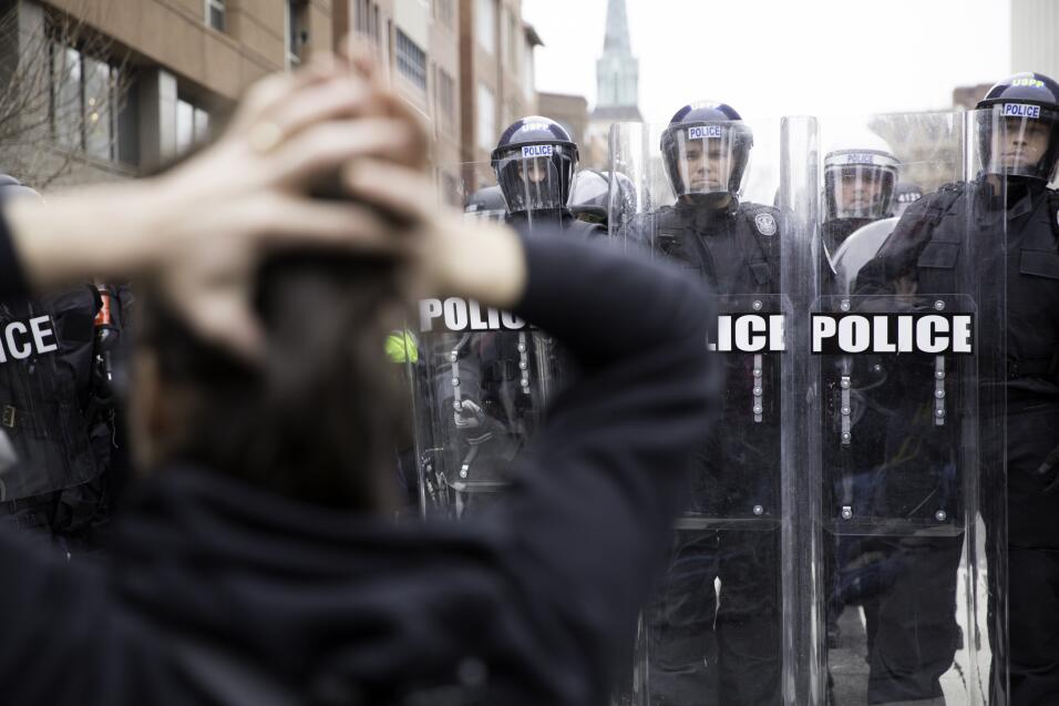 Al menos 90 detenidos en protestas en diferentes puntos de Washington DC...