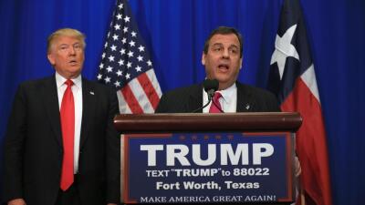Trump y Christie
