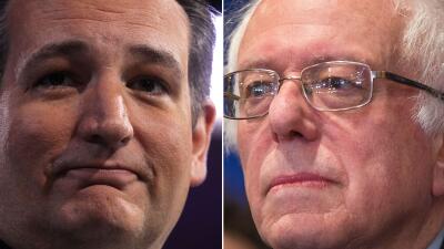 Cruz y Sanders le aguan la fiesta a sus rivales este supersábado supersa...