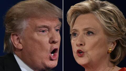 Hillary Clinton y Donald Trump se enfrentarán por tercera y última vez e...