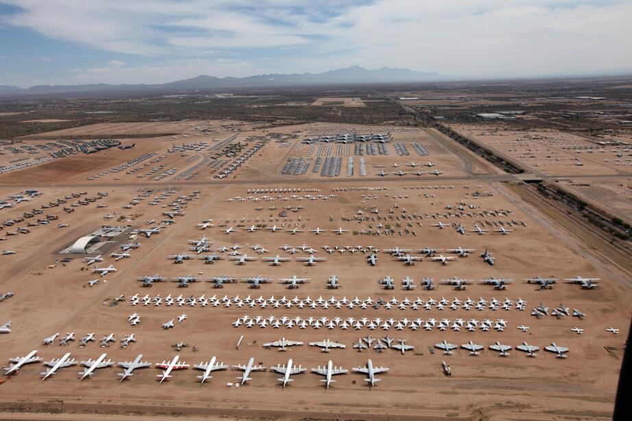 Cómo surgió en el desierto de Arizona el mayor cementerio de aviones