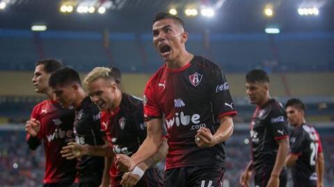 Atlas celebra el único gol del partido.