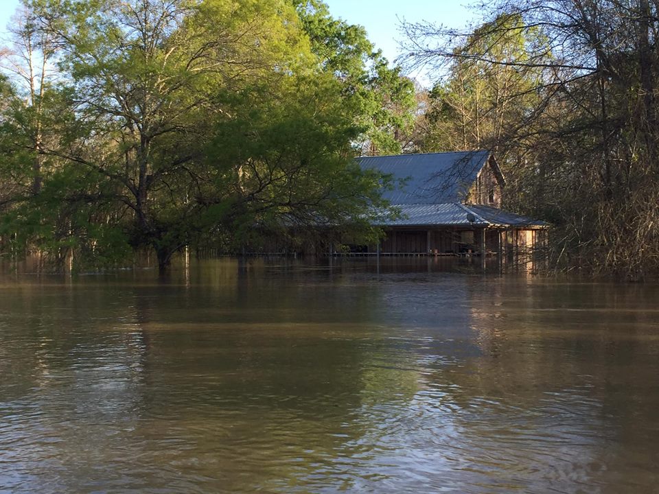 Así quedó Deweyville, un pueblo del este de Texas, tras las lluvias torrenciales que se