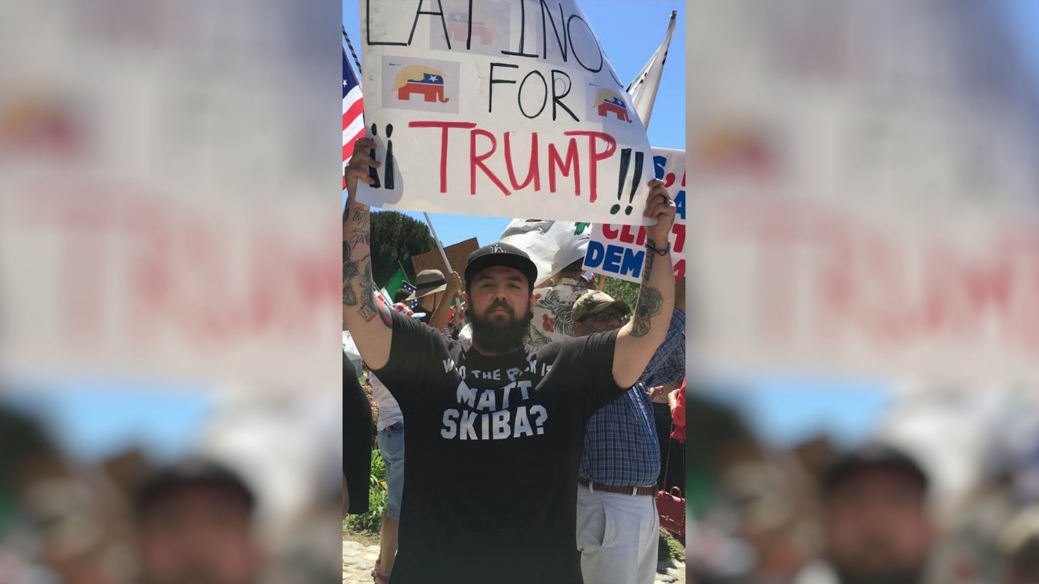 Latinos a favor y en contra de Trump se ven las caras en California Univision 34 Los Angeles Latinos a favor y en contra de Trump se ven las caras en California Univision 34 Los Angeles