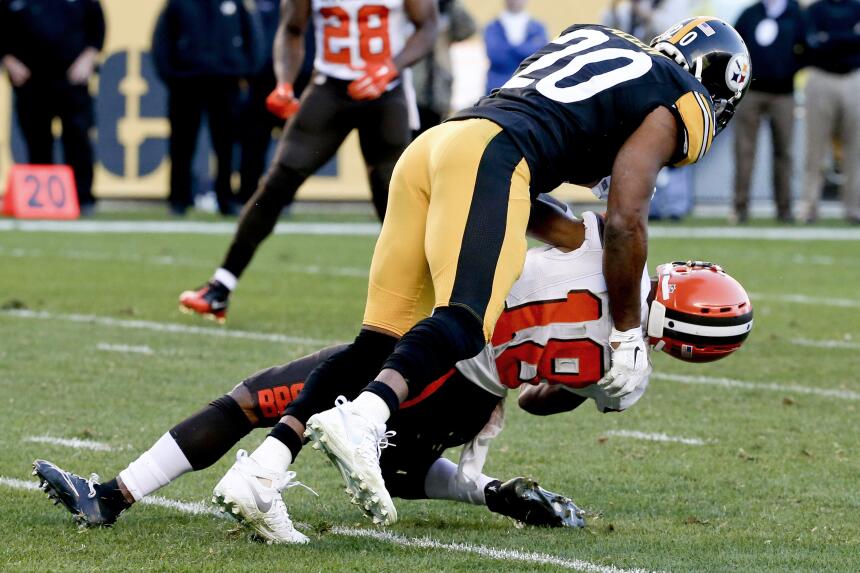 Los Pittsburgh Steelers derrotaron 30-9 a los Cleveland Browns en la sem...