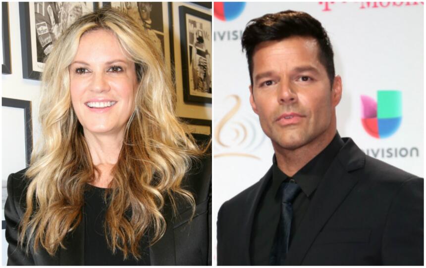 Ricky Martin y Rebecca de Alba