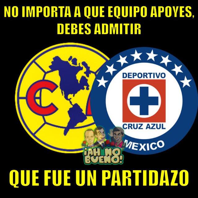 El duelo entre América y Cruz Azul resultó emocionante de principio a fi...