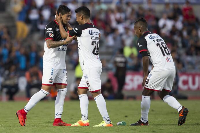En fotos: Lobos BUAP sorprendió 2-1 al líder Monterrey gol-diego-jimene...