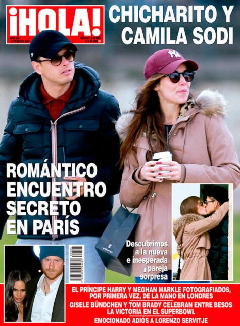 Con esta exclusiva de la revista 'Hola', se reveló que Chicharit...