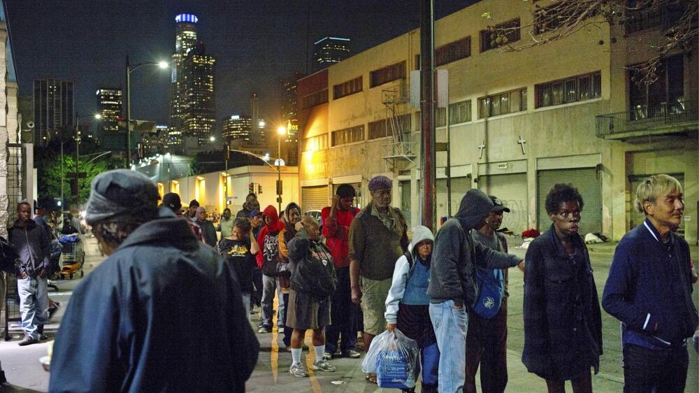 Indigentes en Los Ángeles