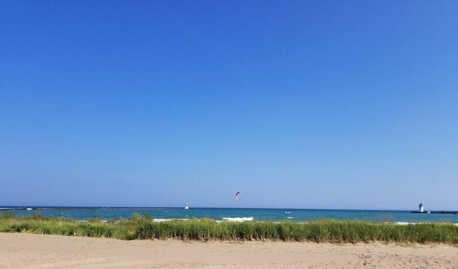 La playa Municipal de Waukegan