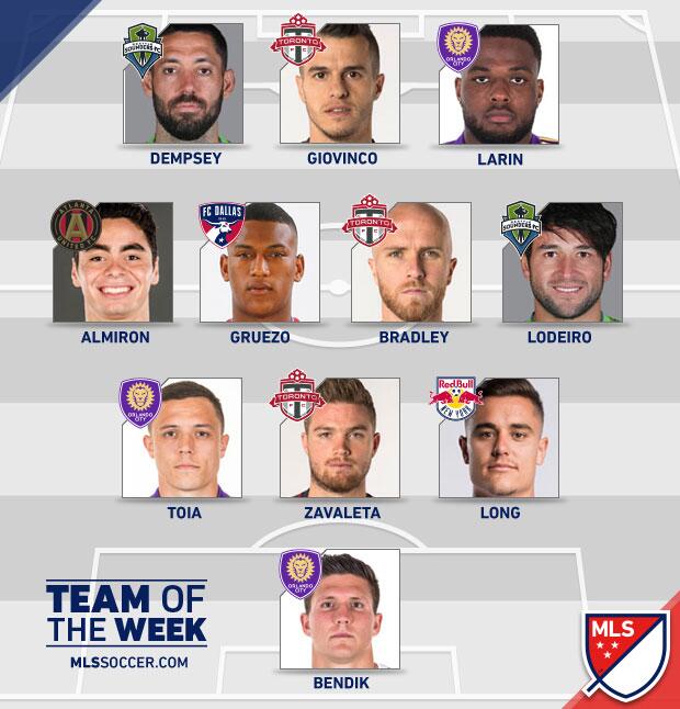 Tres volantes sudamericanos en un Equipo de la Semana 8 dominado por Sea...