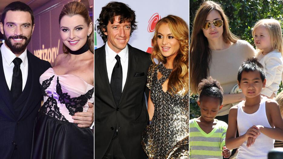 Famosas custodia hijos Marjorie de Sousa, Paulina Rubio, Angelina Jolie