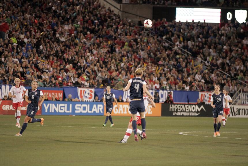 Es partido amistoso disputado en el Toyota Stadium en Frisco, USA ganó 2...