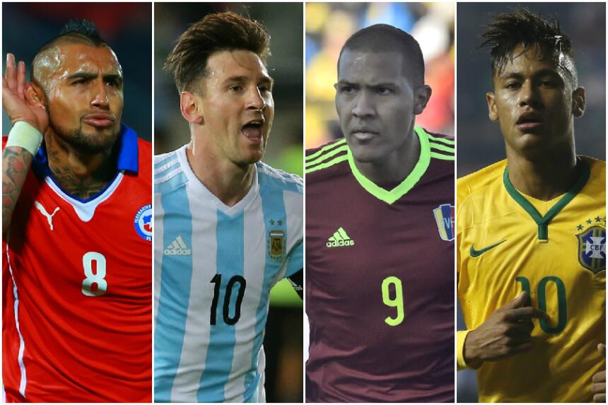 El once ideal de la Jornada 1 de la Copa América 2015