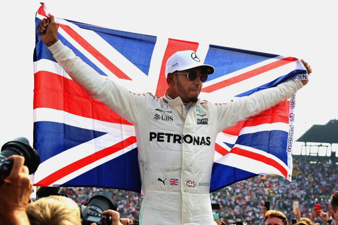 Lewis Hamilton, campeón de la Fórmula 1 tras Gran Premio de México getty...