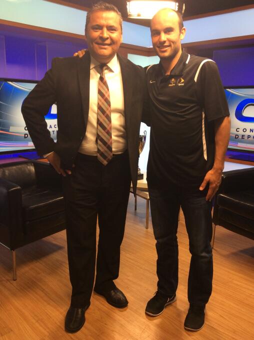 Landon Donovan en Univision Chicago