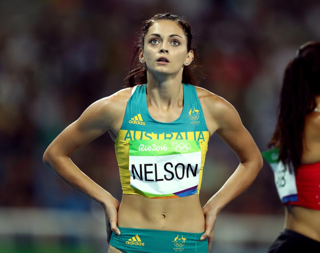Ella Nelson, una angelical australiana que brilla en el atletismo GettyI...