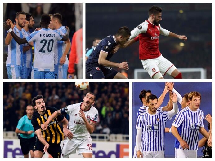 Con goleadas y clasificaciones, así se jugó la jornada de Europa League...