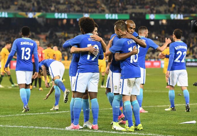 Brasil despidió con goleada a Australia, que jugará la Copa Confederacio...