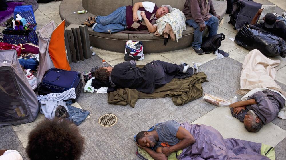 Indigentes en Los Ángeles