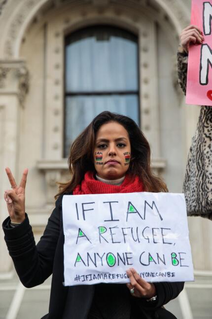 En fotos: sábado de protestas en Reino Unido contra la política migrator...