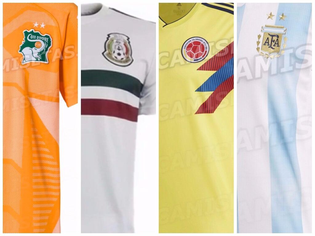 Una Copa del Mundo muy retro: así serían las playeras para Rusia 2018 je...