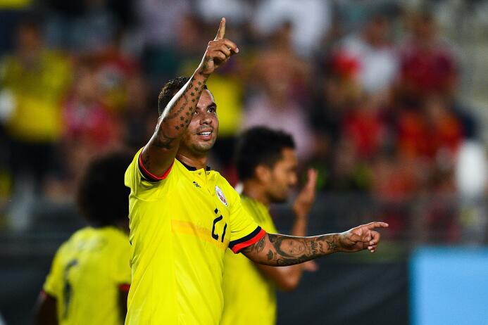 Edwin Cardona celebró su paso a Pachuca anotando gol de Colombia contra...