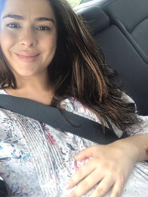 Danna García disfruta su embarazo a pesar de los malestares