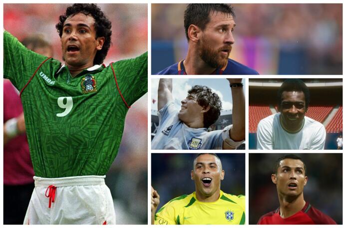 Hugo Sánchez, entre los 100 mejores futbolistas de la historia para Four...