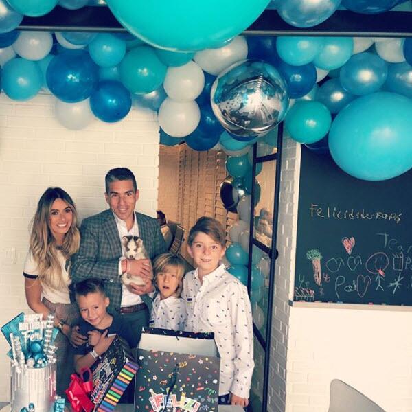 Galilea Montijo celebra el cumpleaños de su esposo Fernando Reina