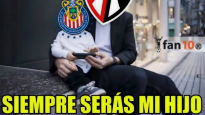 La caída de Chivas con Atlas es centro de burlas en la jornada 16 captur...