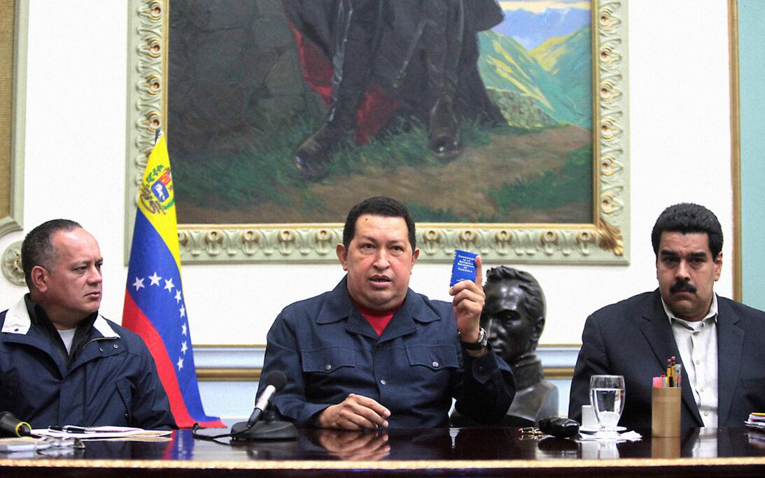 Hugo Chávez diciembre 2012 deja a Maduro