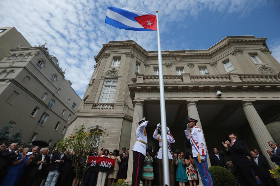 Reapertura de la embajada cubana en Washington.