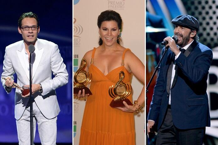 Los más nominados en la historia de Premio Lo Nuestro