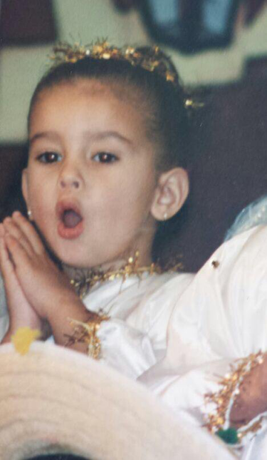 Paulina cuando era pequeña