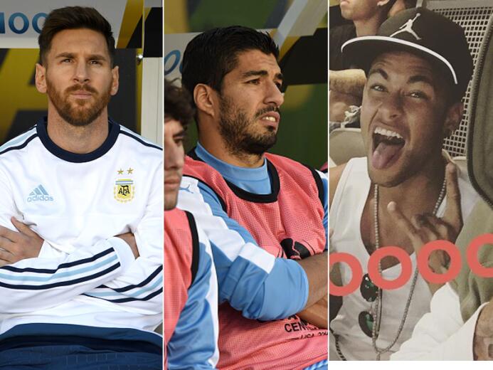Suarez messi neymar