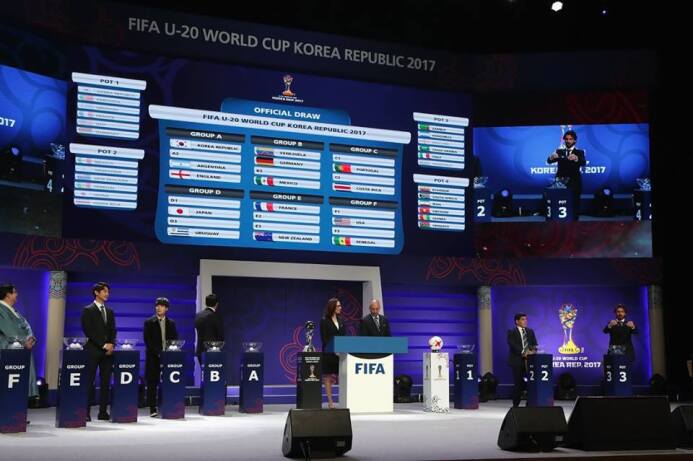 El sorteo del Mundial Sub-20 se vivió como una fiesta con Maradona y Aim...