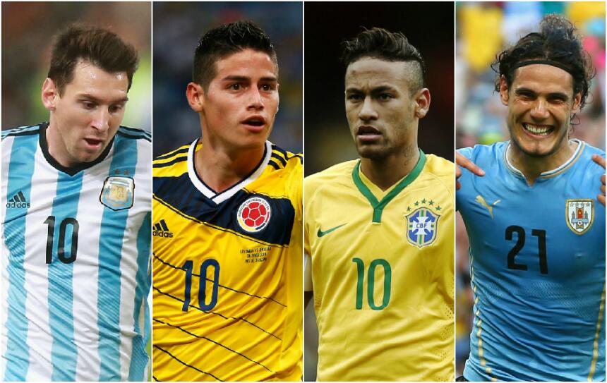 Constelación millonaria de jugadores de la Copa América