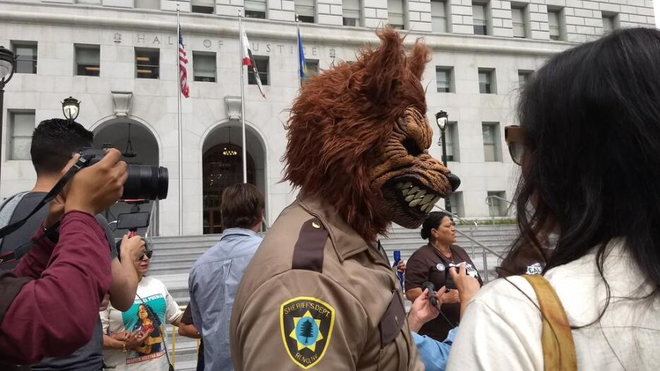Protesta vs Sheriff Los Ángeles