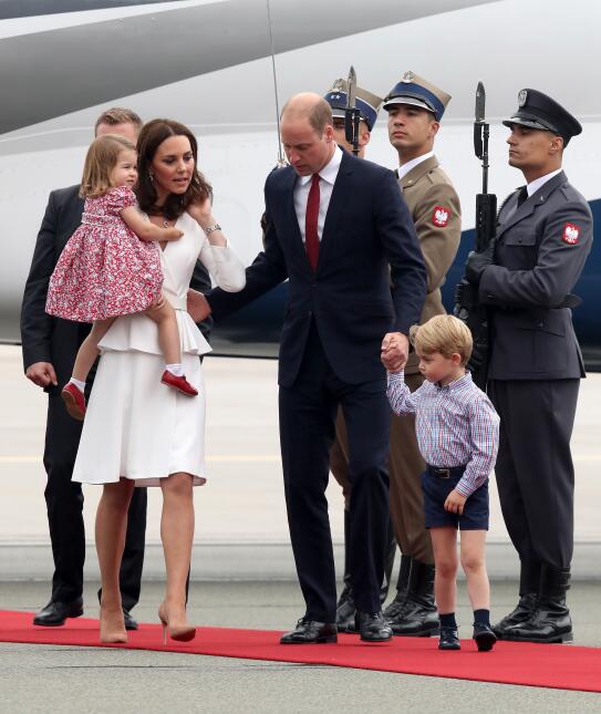 Principe George, Princesa Charlotte, principe William, duquesa de cambridge