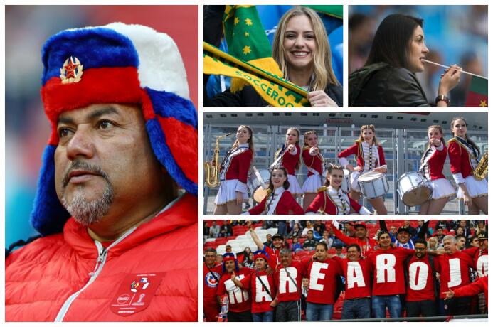 La marea roja, hermosas aficionadas y más de la jornada de Confederacion...