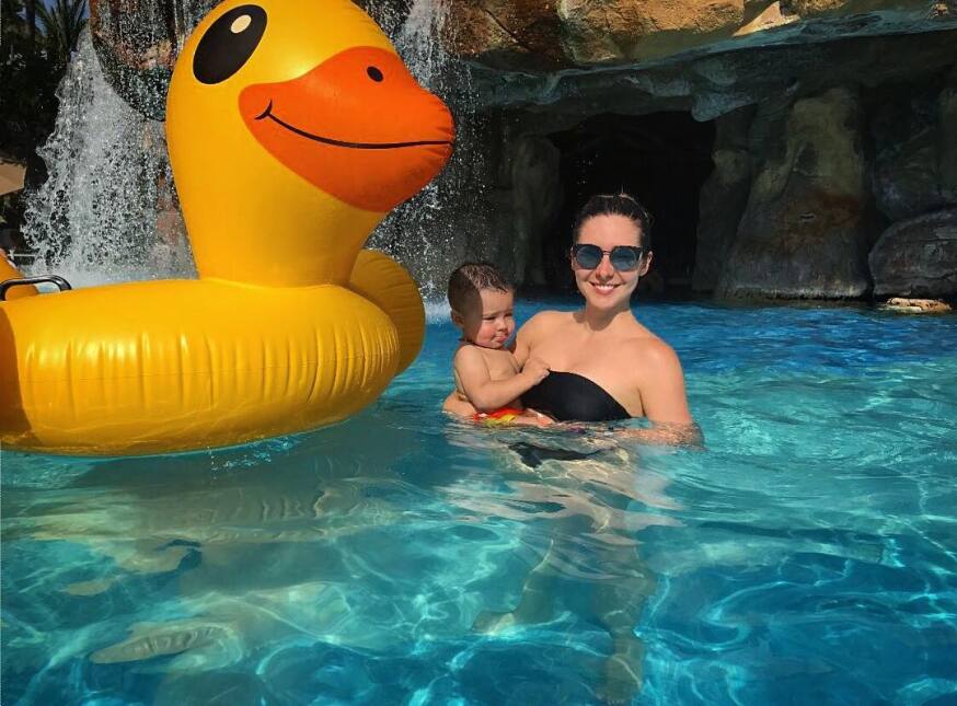 Así se veía Ariadne Díaz de bebé y era igual al pequeño Diego